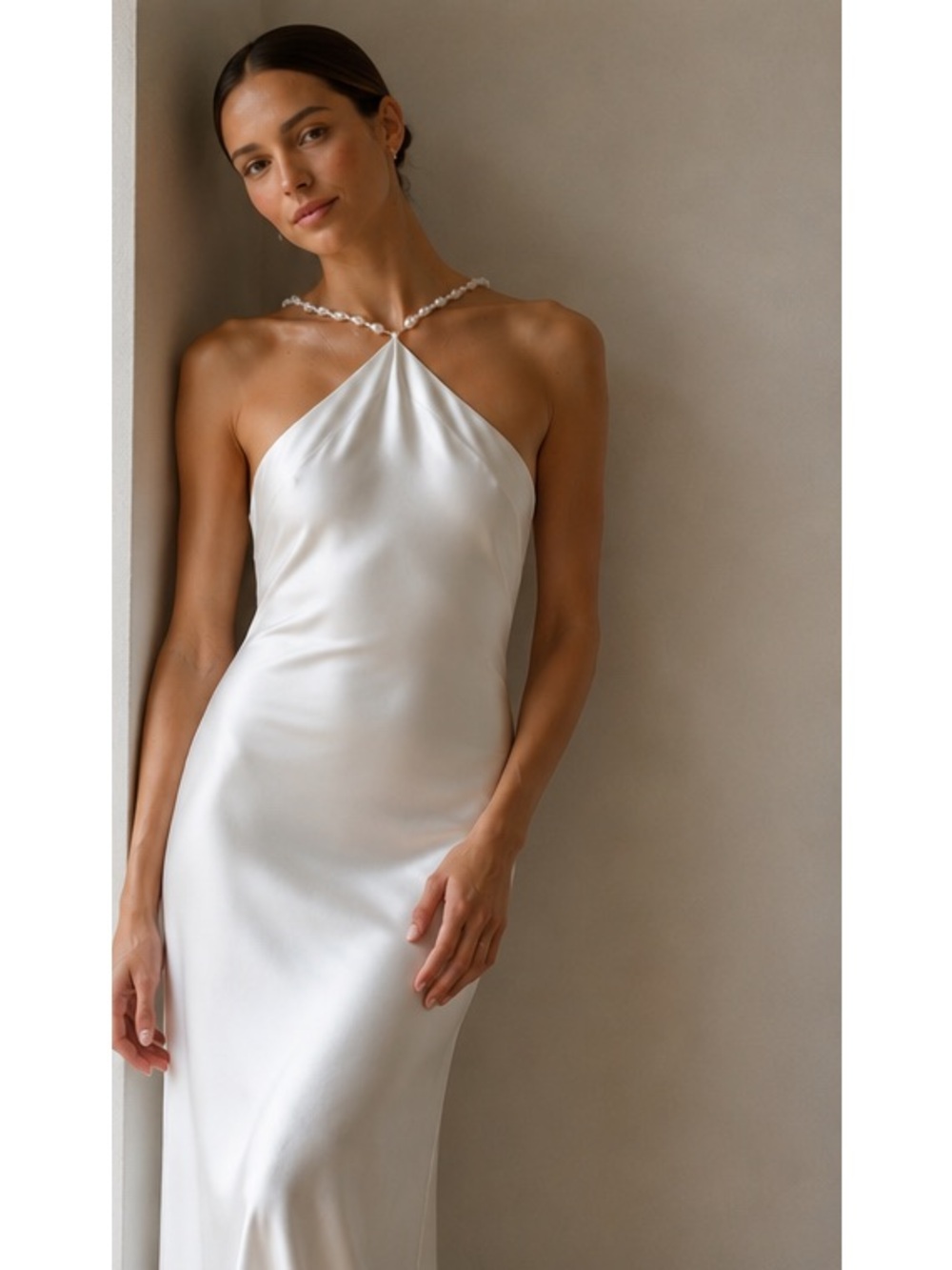 NWT Staud Cadence Dress in Pearl Size 4 - Picture 5 of 16